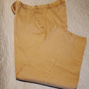 Nautica Men's Casual Slacks 38 X30 Flat Front Button